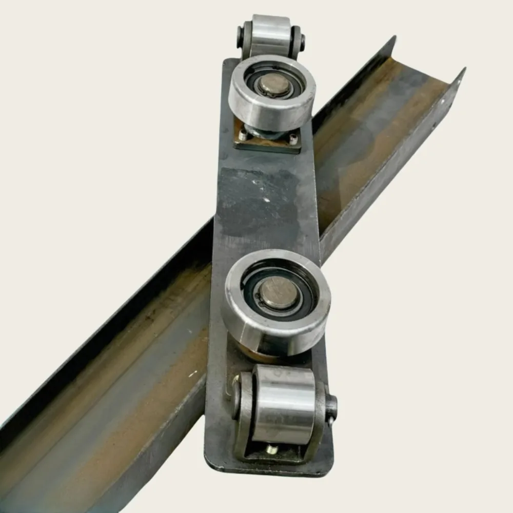 رفع مصعد الشحن الهيدروليكي H قناة الصلب الصلب I-شعاع دليل عجلة بكرة لوحة عجلة عجلة لوحة ثقيلة