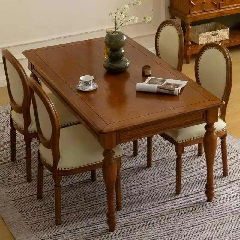

Oilproof Luxury Kitchen Dining Table Unique Wooden Living Room Tables Restaurant Modern Nordic Tavolo Da Pranzo Furniture Home