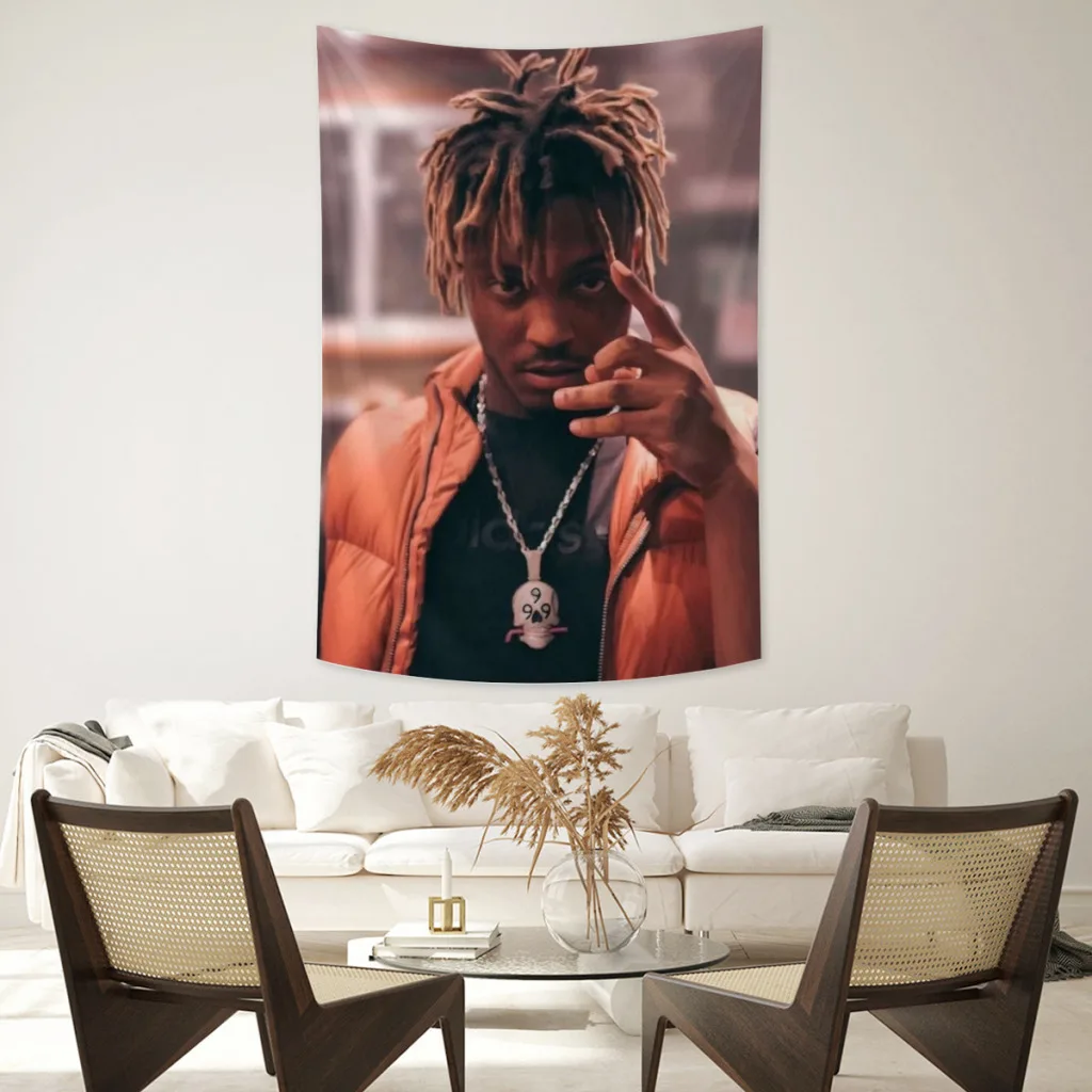 

Juice WRLD Tapestry Home Decoration Aesthetics Large Fabric Wall Hanging Carpet Dorm Backdrop Sofa Blanket