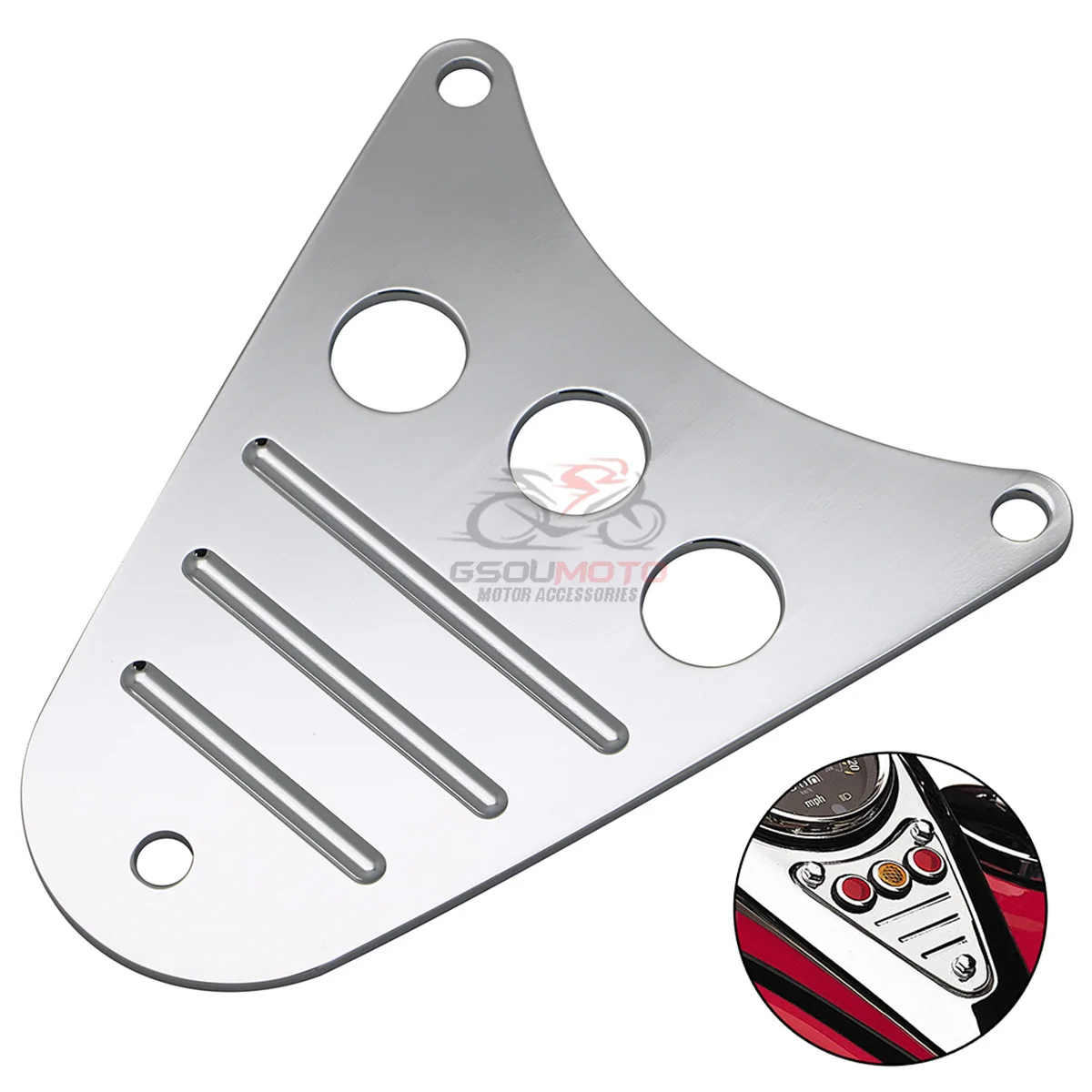 Motorcycle Dash Plaque Cover Panel Insert Dashboard Instrument For Kawasaki Vulcan 1500 Nomad 1998-2004 1500D 1500E 1996-2007