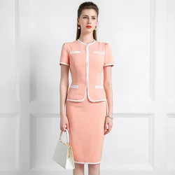 High End Celebrity Small Fragrance Suit New Women'S Summer Fashion Two Piece Suit