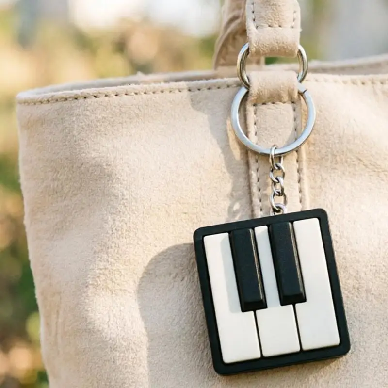 195C Interactive Miniature Piano Clip Plays Tunes Fits On Backpacks