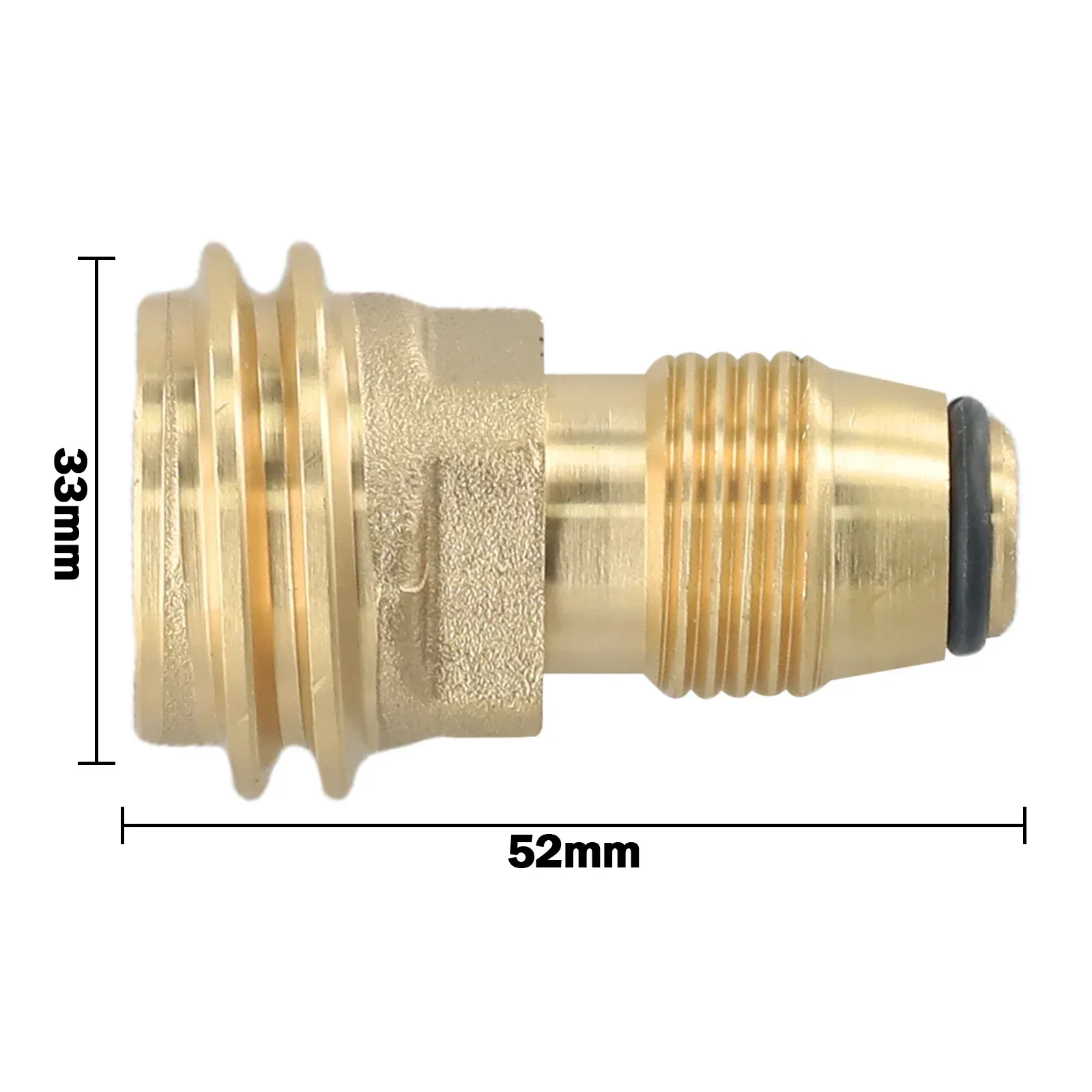 Reliable Propane Tank Refill Adapter Convert POL LP Tank Valve To QCC1 Type 1 Regulator With Sturdy Construction