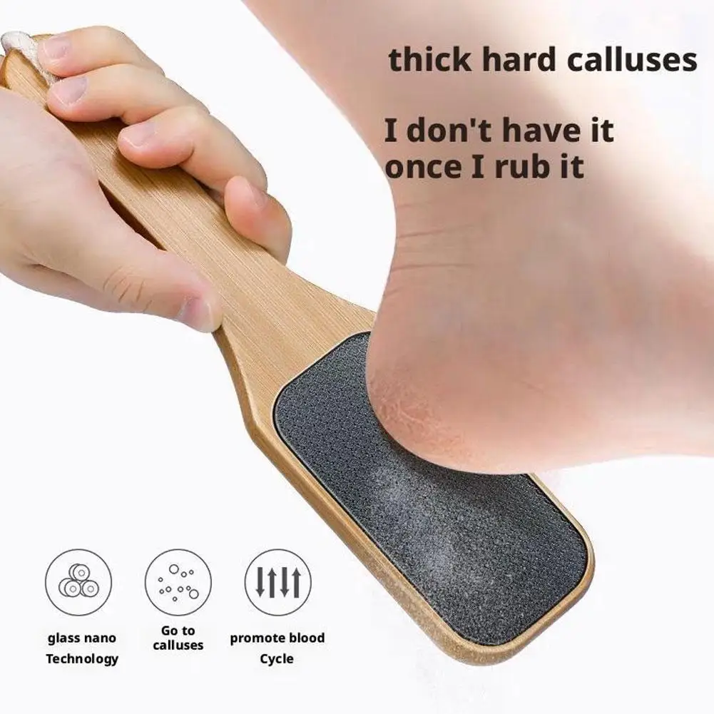 Outil de soin des pieds Double face, dissolvant de peau morte, callosités, cuticules, outils de nettoyage, broyeur professionnel, semelles de pieds He C9W0