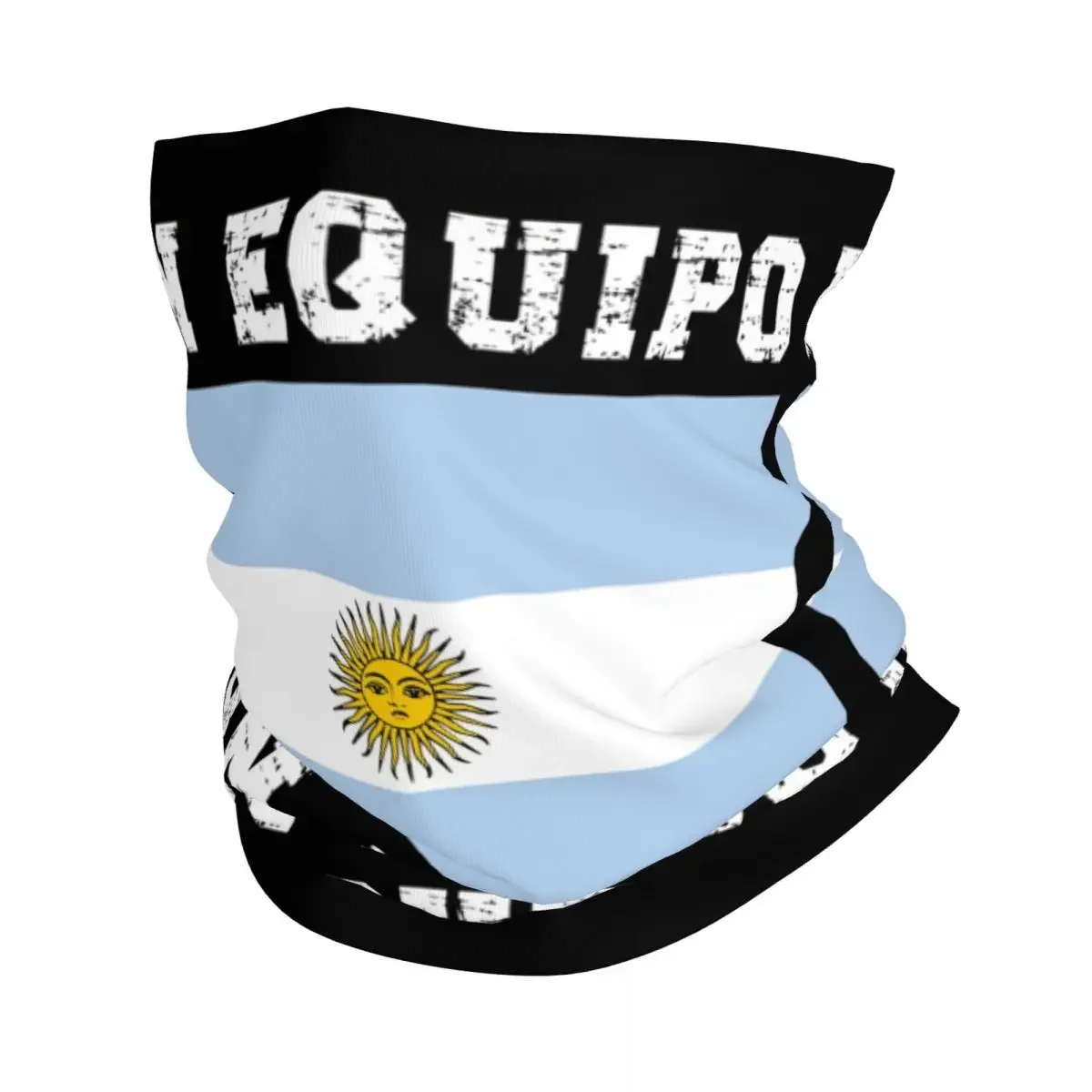 New Argentina Argentine Football 2022 Bandana Neck Cover Printed Balaclavas Face Scarf Multifunctional Headwear Hiking Unisex Ad