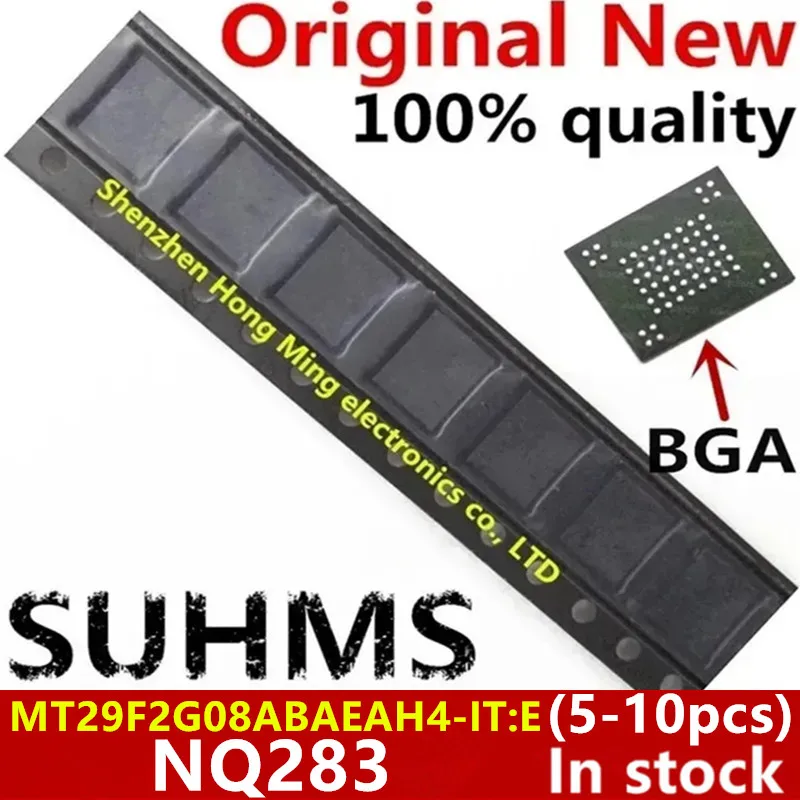 

(5-10 шт.) 100% Новинка NQ283 MT29F2G08ABAEAH4-IT:E BGA