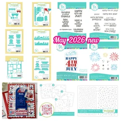Taylored Cityscape Die Set Take Two - Sweet & Starry Stencil Metal Cutting Dies Stamps for DIY Scrapbooking Calenda May 2026 New