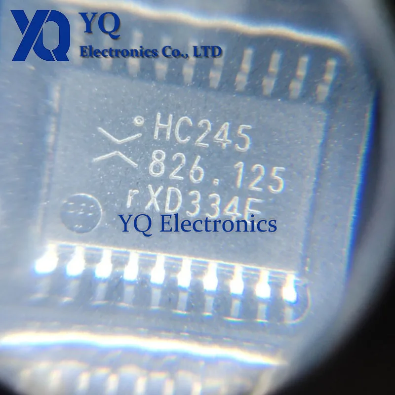 10PCS/lot New OriginaI 74HC245PW ultra-thin close pin TSSOP-20 eight bus transceiver chip HC245