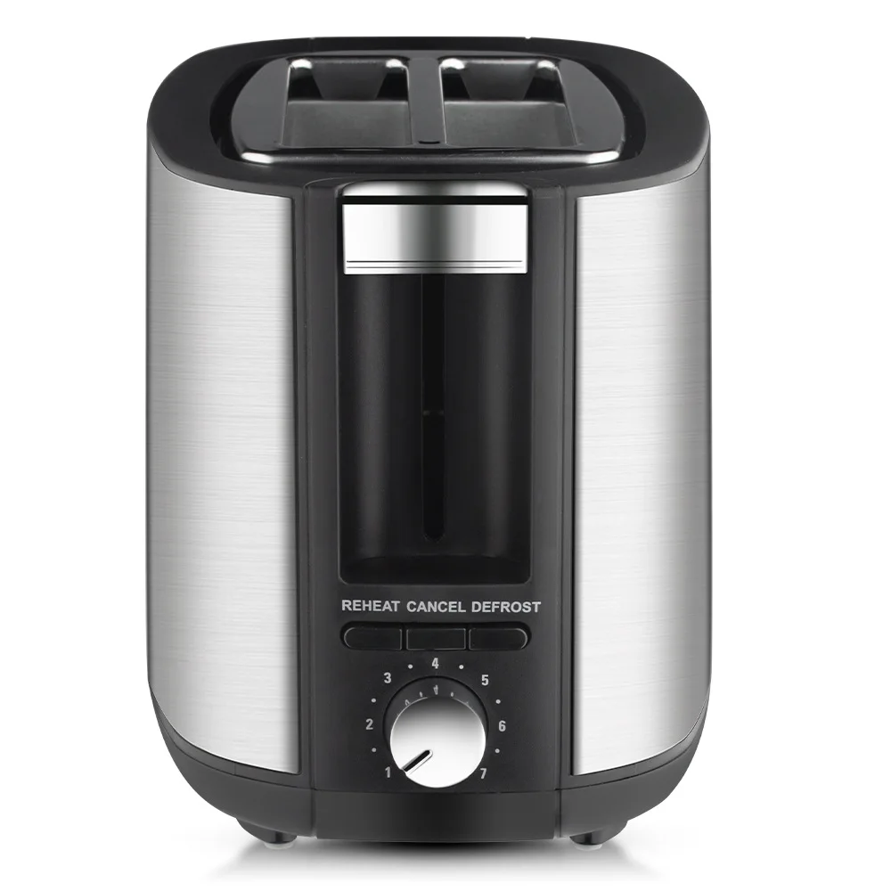 ماكينة إفطار منزلية كهربائية، محمصة خبز، ماكينة خبز بشريحتين، محمصة خبز منزلية متعددة الوظائف