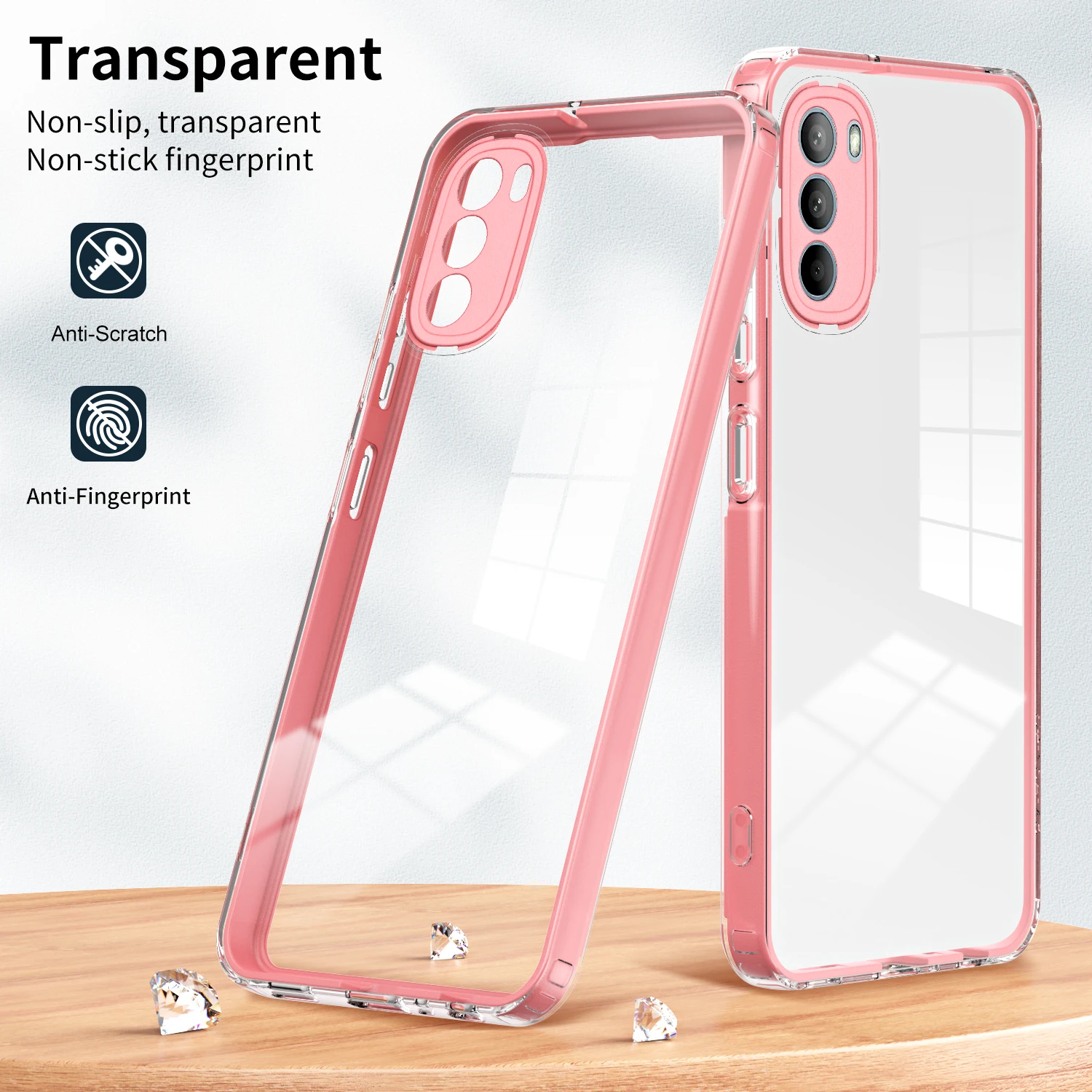 3 IN 1 Frame Clear Case for Motorola G31 G41 Luxury Transparent Soft Silicone Hard Shockproof Phone Cover MOTO G31 G41 G 31 41