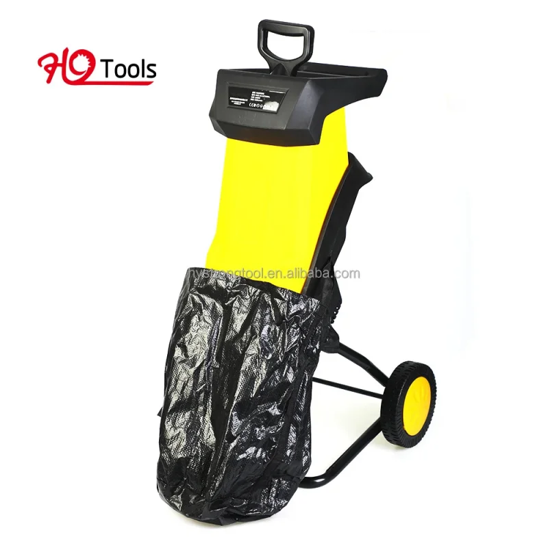 

Электрический измельчитель древесины HYSTRONG 2500W с двигателем и мотором, а также мешком для сбора измельченной древесины