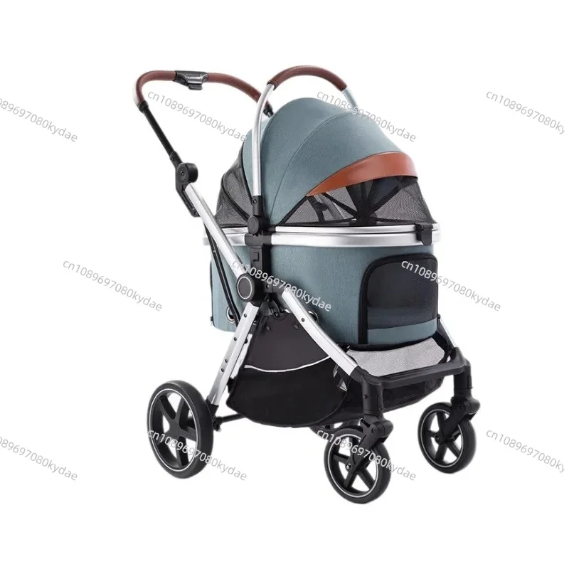 Separation Pet Trolley Dog Show Stroller Luxury 4 Wheels Detachable Pet Stroller for Cat&dogs