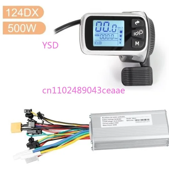 24V-48V Multi Power 124DX Brushless Controller Digital Display Instrument Modification Accessory For E-Scooter