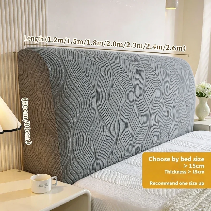 Universal Fit Backrest Protector Easily Covers Varying Lengths 1.2m To 2.6m Headboard Makeover Decor Cloths Rental Dust Shield