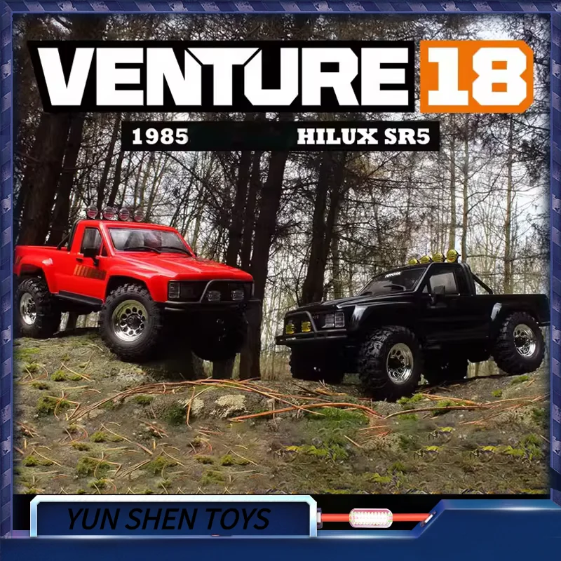 Hpi Venture Remote Control Brushed/Brushless Simulation 1/18 Hilux Sr5 4wd Off Road Climbing Vehicle Children'S Toy Gift