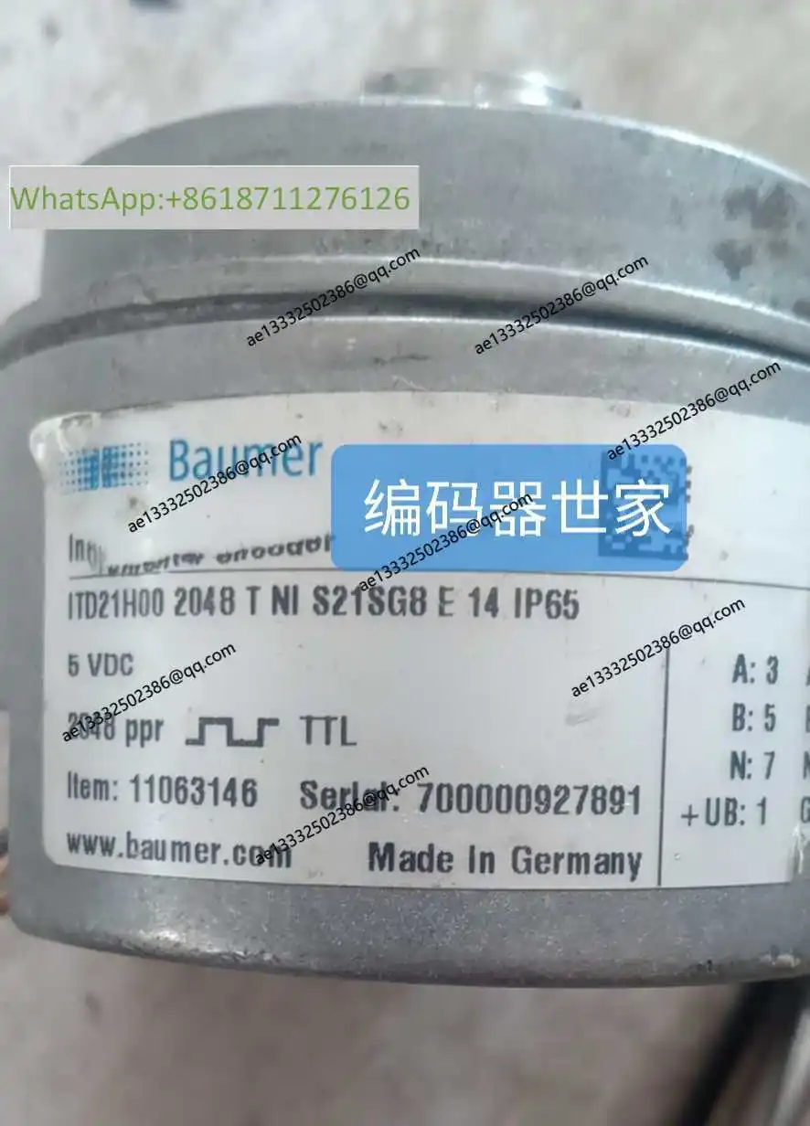 Spot ITD21H00 2048 T NI S21SG8 E 14 IP65 Encoder Baumer 1024 Replacement