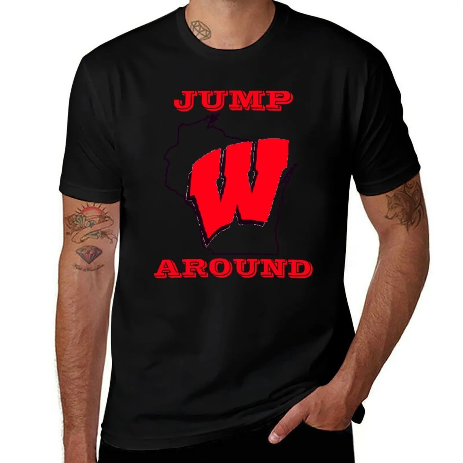 Jump Around T-Shirt Holiday Party Tee Shirt T-Shirt