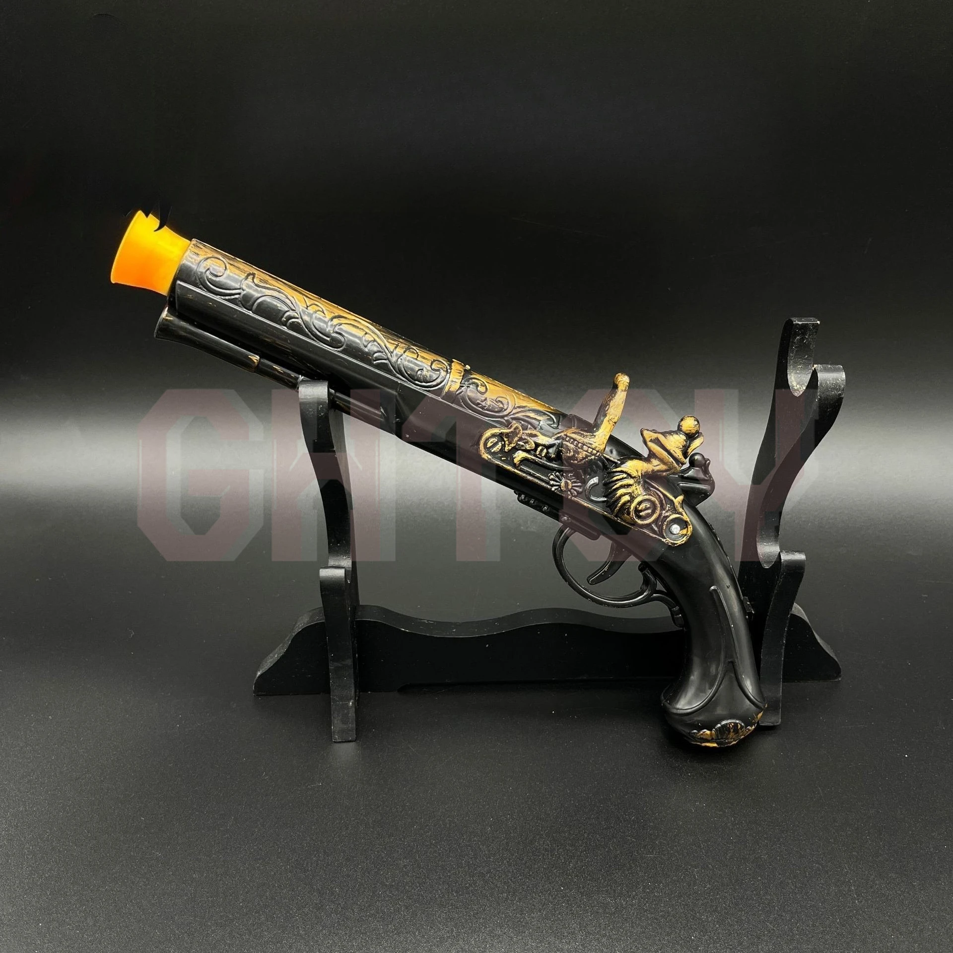 

40cm Pirate Gun Cosplay Props Halloween Prop Costume Weapons Model Desktop Display Ornaments Collection Birthday Gift for Boys
