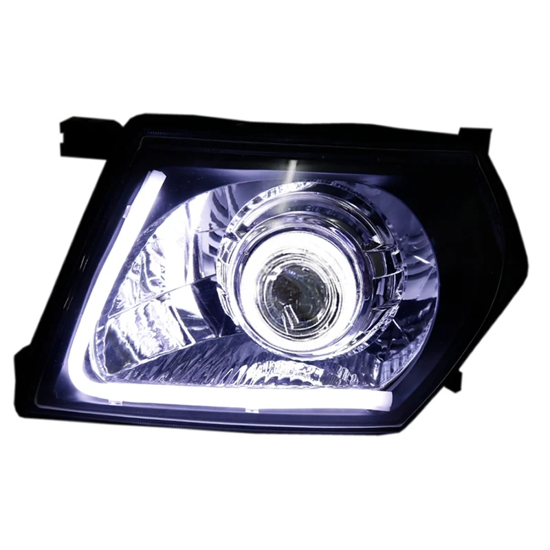 Customized Full LED Headlights For Nissan Patrol Y60 Bi-xenon Projector Lens Front Lamps With DRL