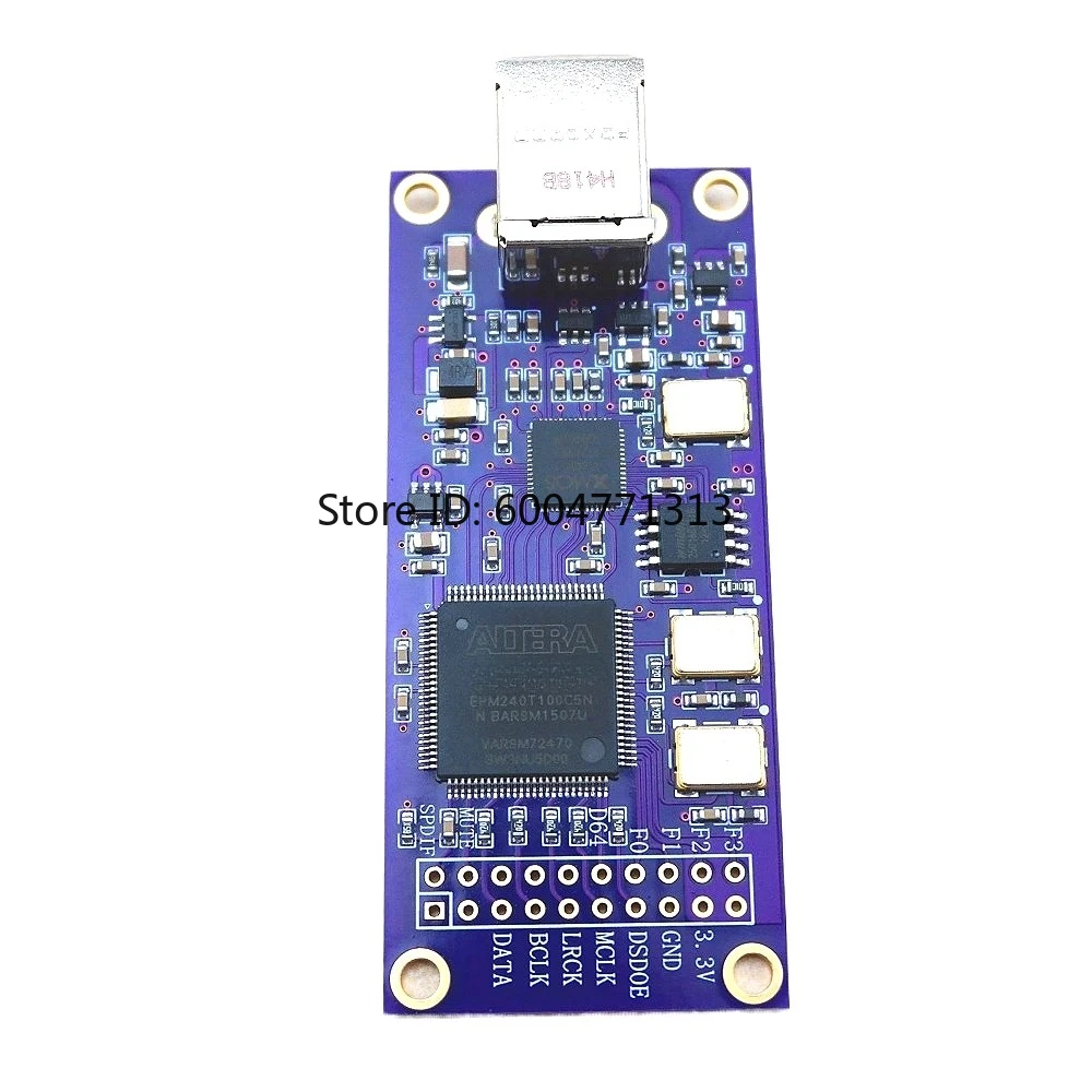 

XMOS XU316 CPLD USB Digital Interface Module HiFi Audio Card Support 768K PCM DSD512 Amanero Compatible
