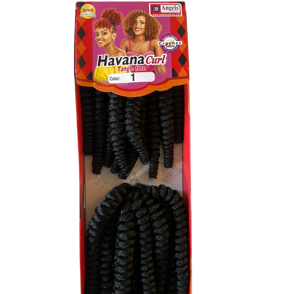 Trenzas de rizo Havanna sintéticas de 8 pulgadas, perfectas para passion twists y peinados de crochet, colección africana de trenzas y twists 5