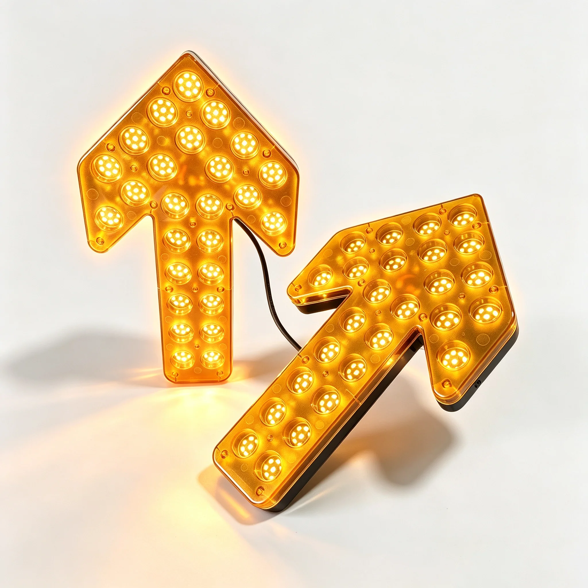 12/24V 35cm Arrow Light Roadworks Guide Light Sprinkler Sanitation Sweeper LED Vehicle Mounted Turn Light