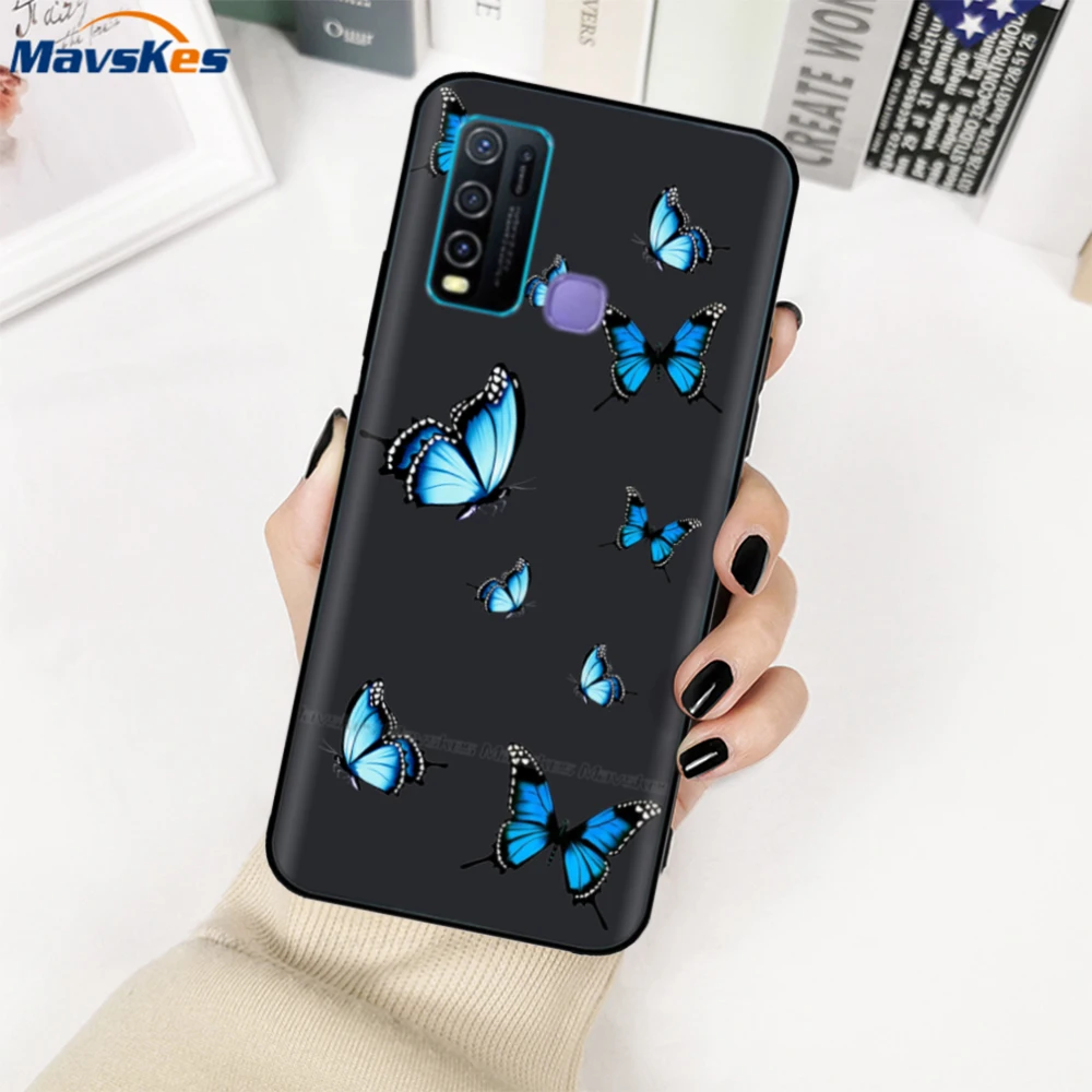For vivo Y30 1938 Case Back Phone Cover for vivo Y30 Y50 VivoY50 Y 50 1935 Y 30 Silicon Soft Bumper black soft tpu phone cases