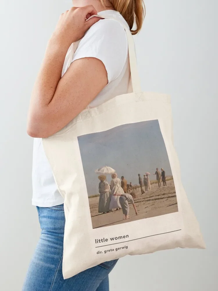 minimalist little women poster Tote Bag Women's shopper bag Portable shopping bag