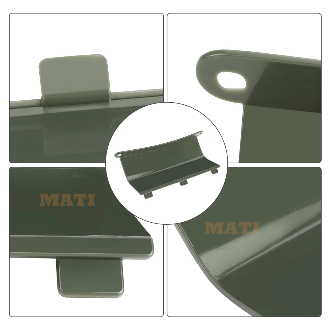 MATI Suitable for Honda TRX 350 RANCHER FE, FM, TE, TM rear fender cover, cover 80311-HN5-670ZC 80311-HN5-670