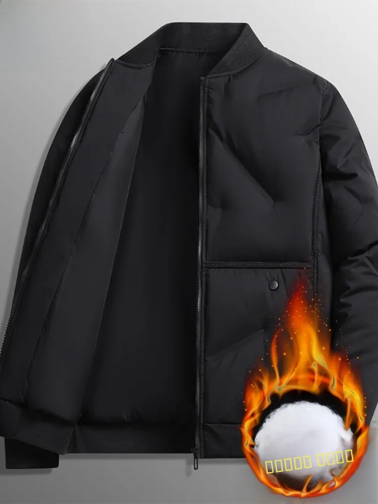 

Мужская зимняя хлопковая куртка Paul с воротником-бомбером, утепленная, теплая, модная, в городском стиле, повседневная, свободного кроя