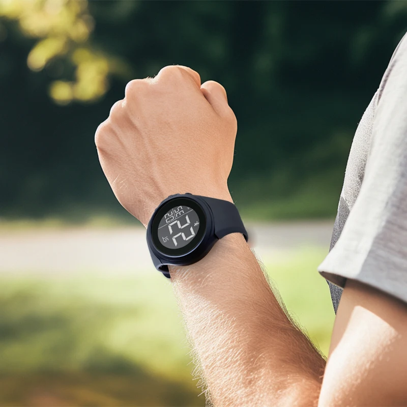 Militaire sport Heren digitaal horloge Multifunctioneel buiten waterdicht elektronisch polshorloge Schokbestendige horloges voor mannelijke geschenken