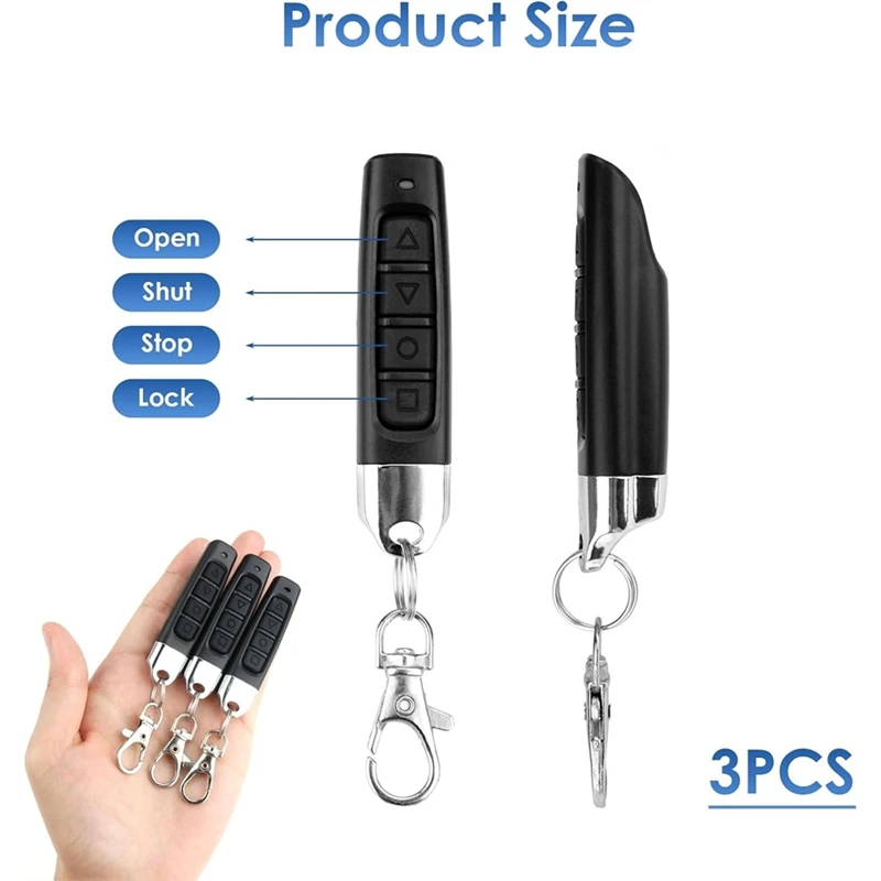 3Pcs 433Mhz Remote …