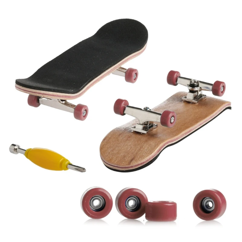 1Set Houten Dek Toets Skateboard Sport Games Kids Gift Esdoornhout Set Nieuw