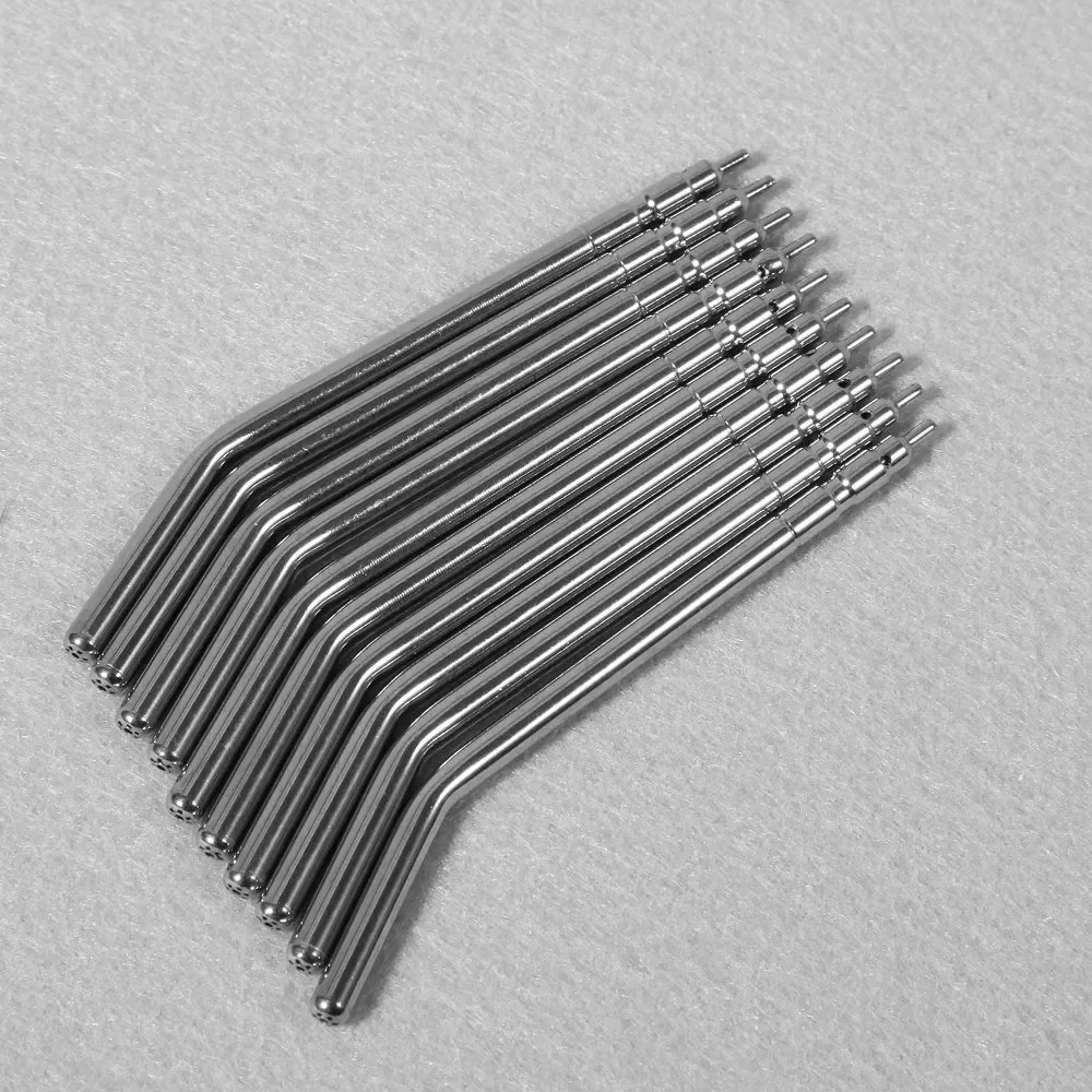 

50 PCS dental 3 Way Syringe tips Air Water Spray Triple Syringe For 3 Way Tube Stainless Steel Syringe Spray Nozzles Tips