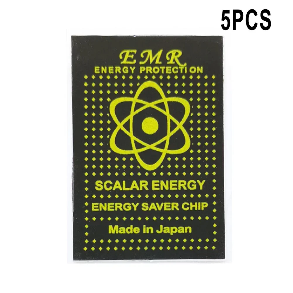 

5PCS EMR Scalar Energy Phone Sticker Anti Radiation Chip Shield Paster Laptop Anti EMP EMF Protection For Pregnant Woman