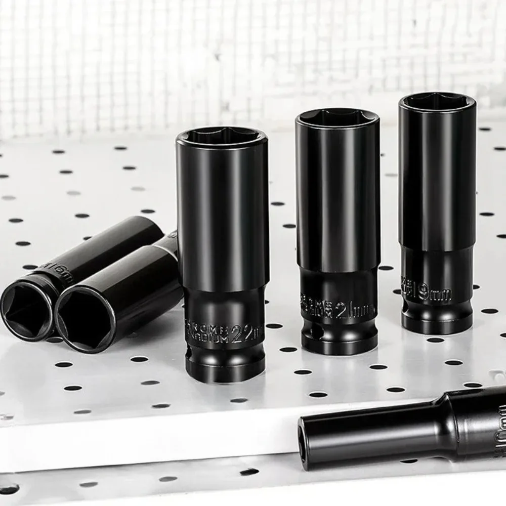 Socket Air Tool Set for Repairing Large, Medium and Small Bolts, Including Internal Hexagonal Sockets and Air Gun Sockets. Tool