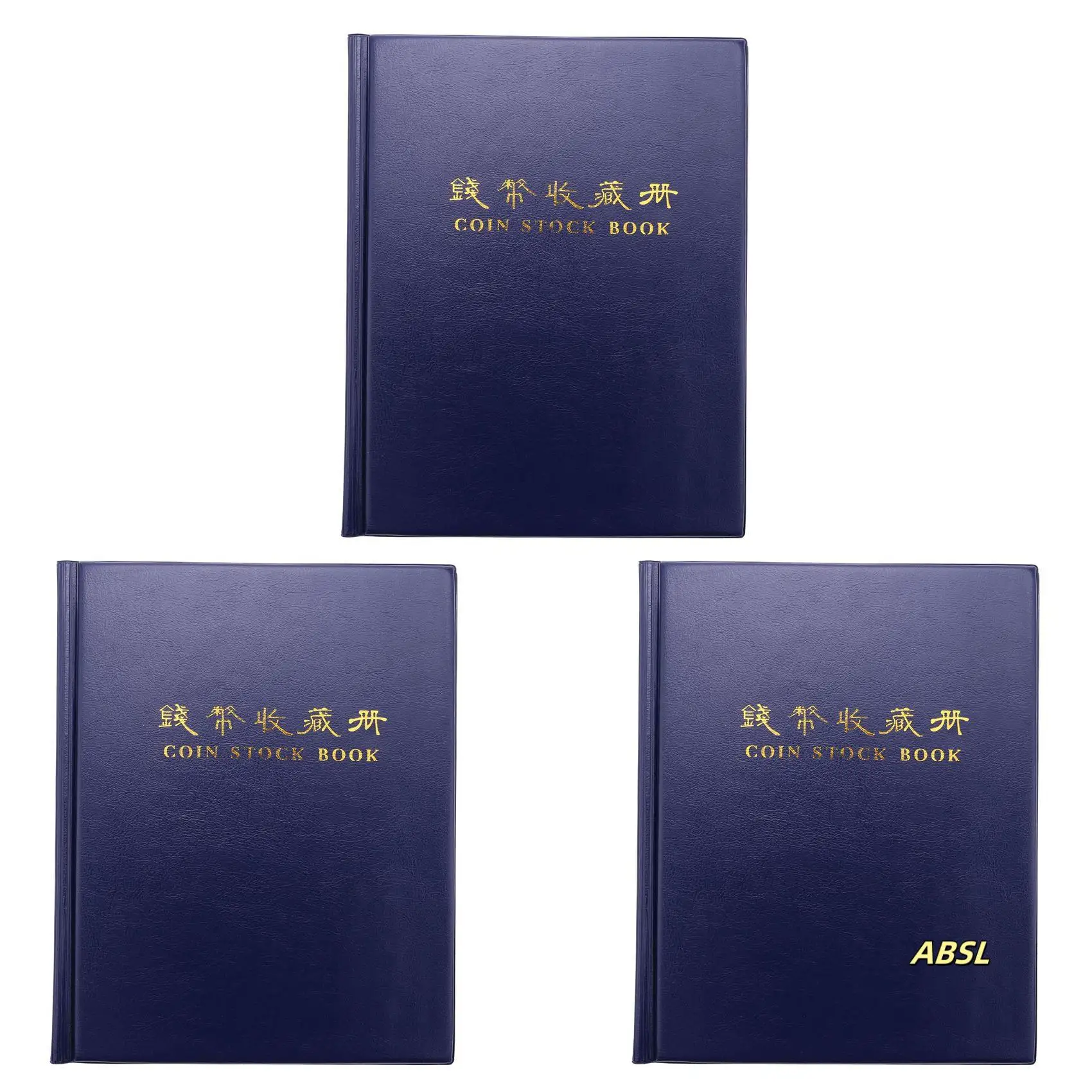 3X PCCB Put 200 Pcs Coins Album For Fit Cardboard Coin Holders Professional Coin Collection Book(Color Random)