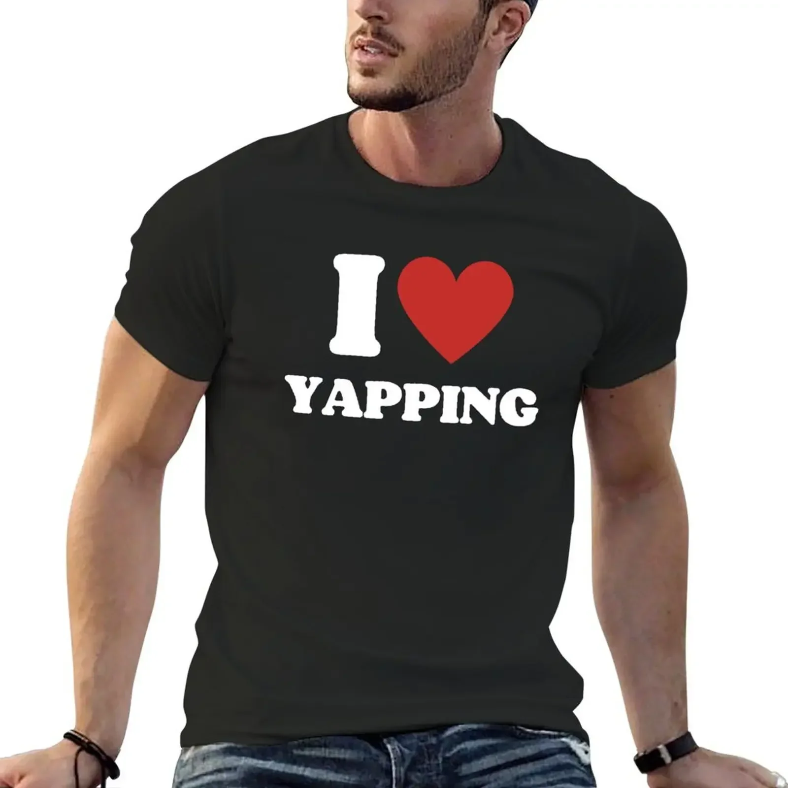 

I Love Yapping T-Shirt boys whites blacks clothes for men