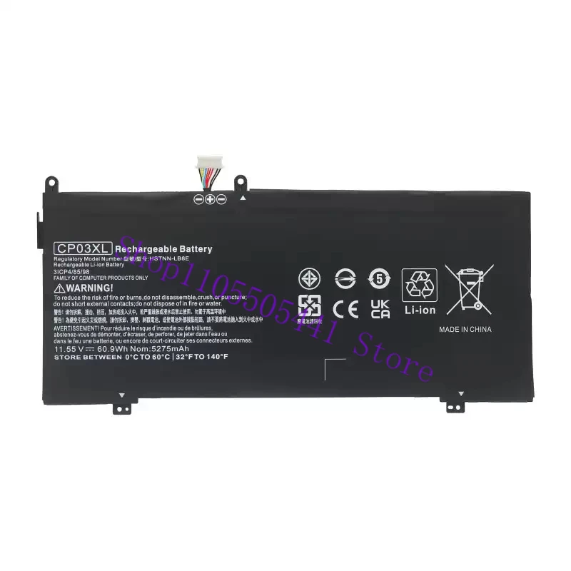 CP03XL Battery for HP Spectre x360 13t 13-ae001TU TPN-Q199