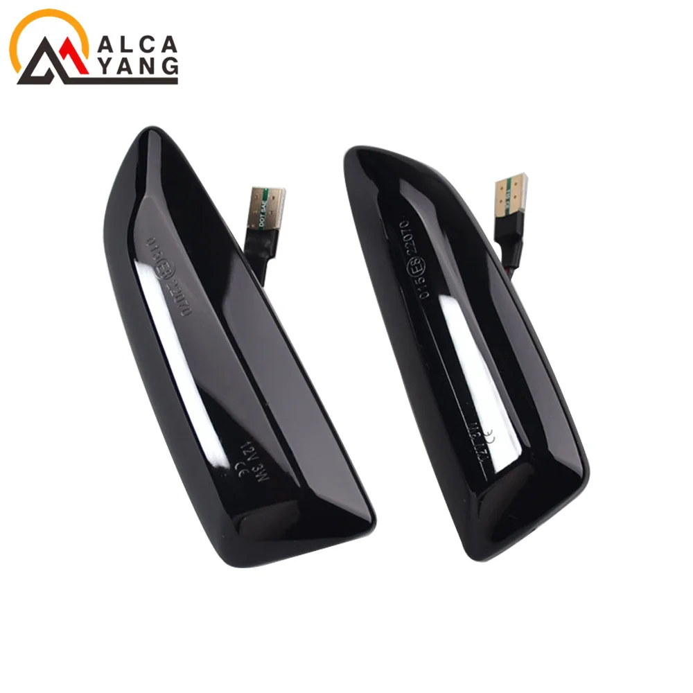 2 Stück LED Dynamische Seitenmarkierungsleuchte Blinklicht Sequentieller Blinker für Opel Astra J Astra J K Zafira C Insignia B Grandland X – Detail 8