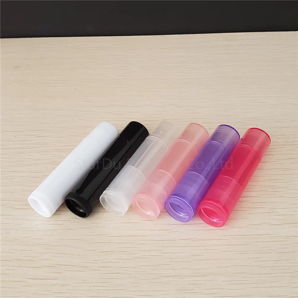 2000PCS Lip Balm Tube Empty bottle, 5ml Plastic Lipbalm tubes, 5g Colorful Lipstick Fashion Tubes Free Shipping