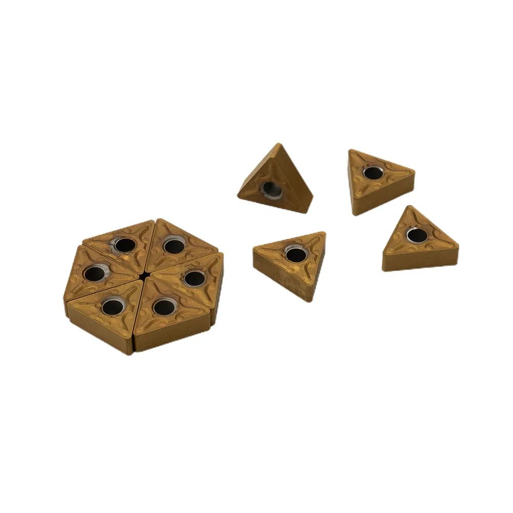 

Cutting TNMG160408 MA Blade Golden Turning 10 Pcs 15*4.3mm Blade Carbide Grinding Inserts Replacement Practical
