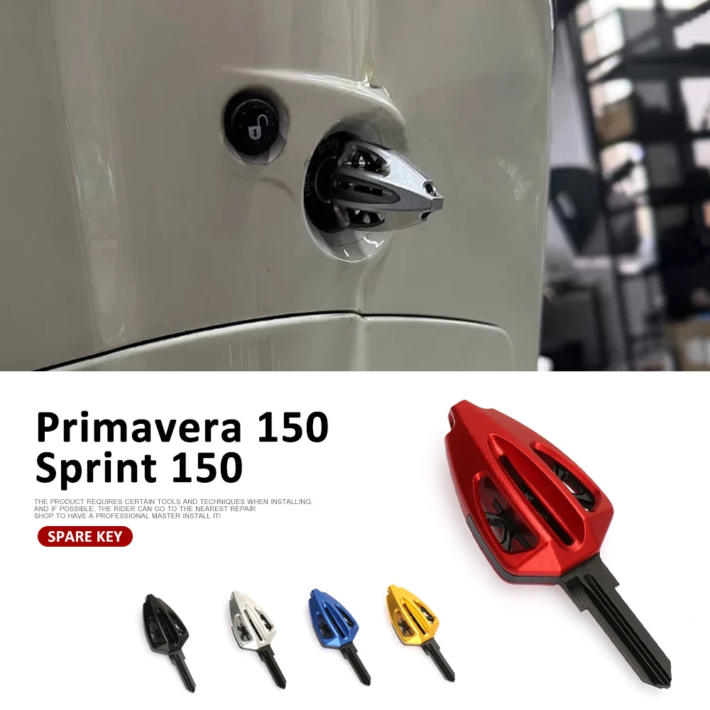 

New Motorcycle Accessories Key Spare Keys For Vespa Sprint 150 Primavera 150 Chip Key SPRINT PRIMAVERA 150
