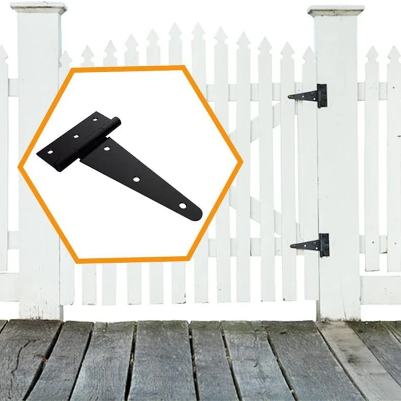 Heavy Duty T Hinge T Strap Hinge Barn Hinge Fence Hinge Shed Hinge Door Hinge Black Wrought Hardware Iron