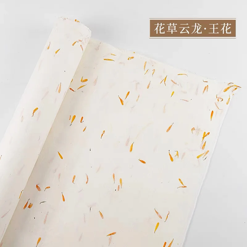 20 hojas de papel de arroz de fibra de plantas de flores de madera Natural hecho a mano para pintar caligrafía decoupage suministros para manualidades DIY