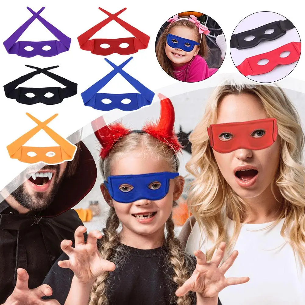 5pcs Eye Mask Halloween Mask Blindfold Ghost Festival Props Supplies Prom Costume Masks Performance Cosplay Halloween H1Q8