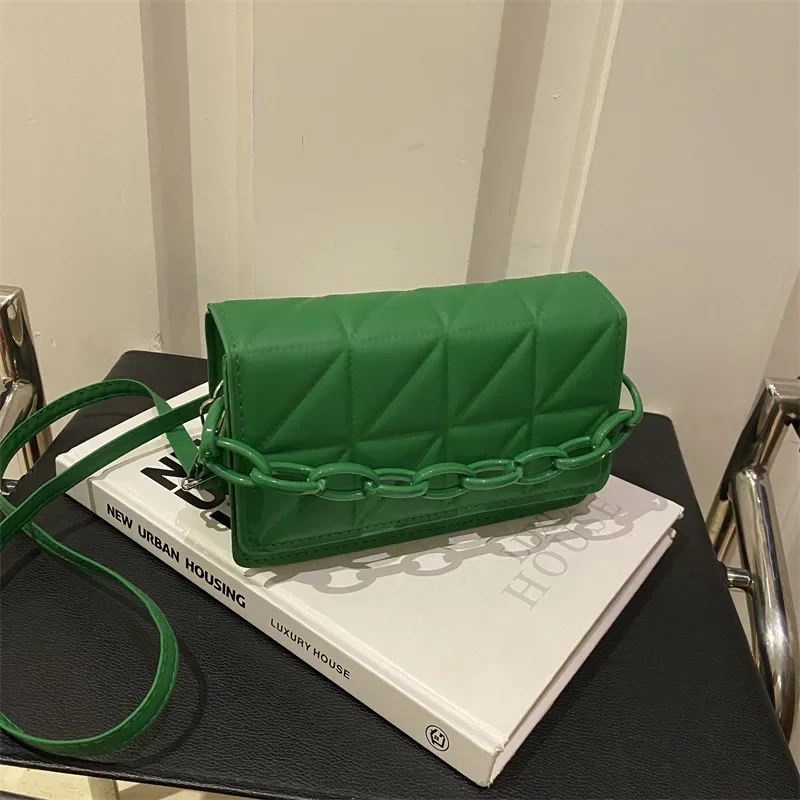 

Модная повседневная однотонная маленькая квадратная сумка, женская сумка через плечо для поездок на работу, универсальная сумка на плечо