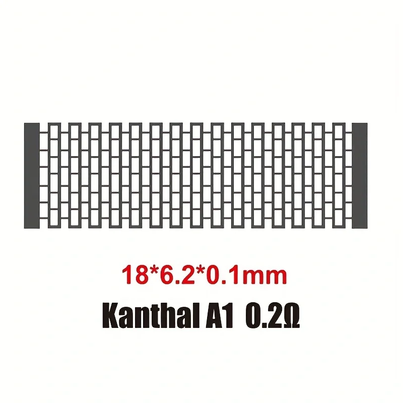 10 قطعة/صندوق ، ملف شبكي Nichrome Ni80 0.17ohm & Kan/thal A1 0.2ohm سلك المقاومة لتقوم بها بنفسك لفائف التدفئة مناسبة لشبكة Zeus X/Kylin