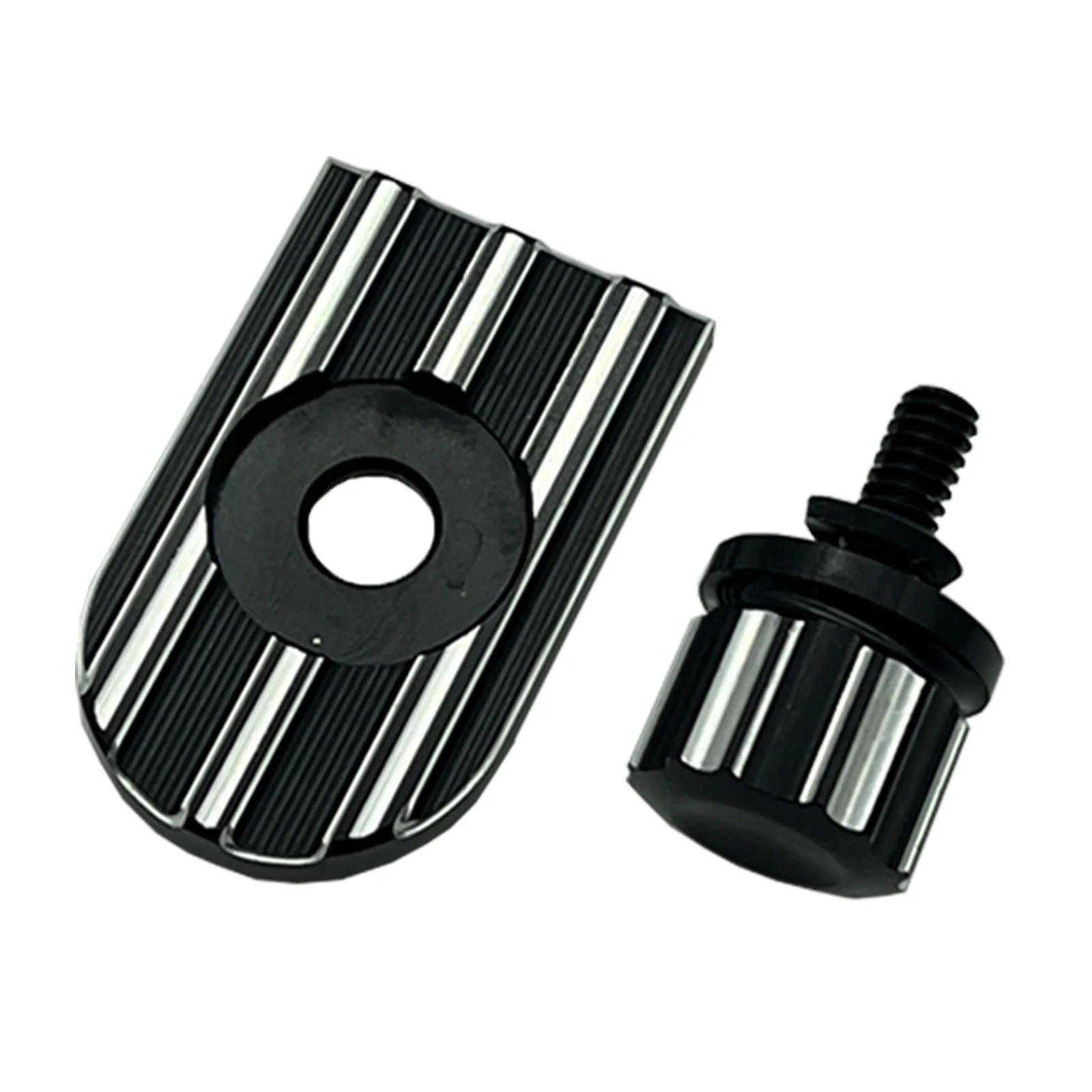 Universal Motorcycle Rear Fender Seat Bolt Screw Nut Tab Kit Mount Knob Cover For Harley Dyna Sportster XL Touring FLHR Softail