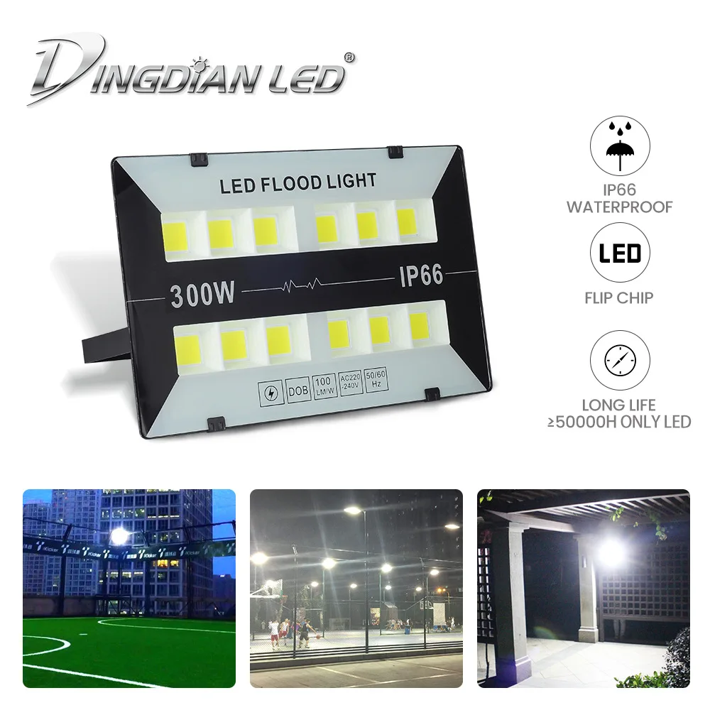 

2024 Strong Light Outdoor Waterproof LED Projection Lamp Advertising Board Factory Stadium Floodlight Bright Projection Light